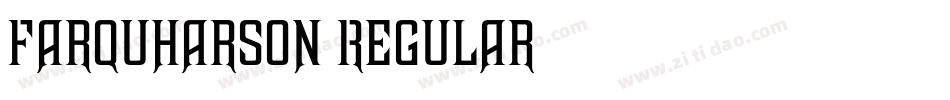 Farquharson Regular字体转换